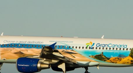 Gran Canaria vuela a medio mundo en el Airbus 320 de Thomas Cook