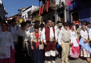 Romería-Ofrenda del Pino 2012, políticos grancanarios