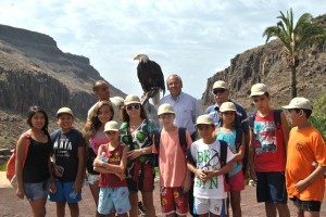Los niños del colegio de San Ildefonso visitaron Palmitos Park
