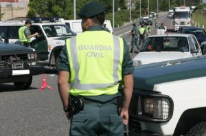 Guardia Civil realizando labores de seguridad ciudadana