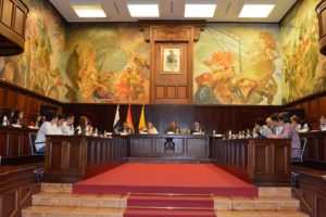 Pleno juvenil en el Cabildo de Gran Canaria