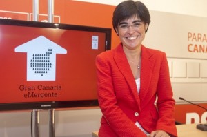Carolina Darias, portavoz socialista en el Cabildo de Gran Canaria