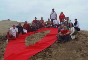 Socialistas de Gran Canaria en Maspalomas, por el Día Munidal contra el Sida 