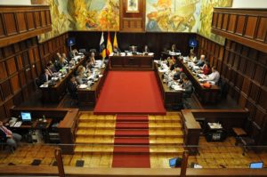 Pleno extraordinario del Cabildo de Gran Canaria, diciembre 2013