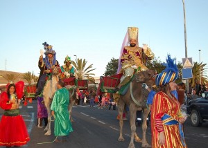 SS.MM. los Reyes Magos de Oriente en Mogán (5 de enero 2013)