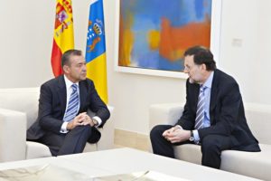 Paulino Rivero y Mariano Rajoy 