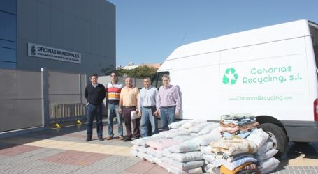 San Bartolomé de Tirajana desechó 108.000 kilos de ropa usada durante el 2013