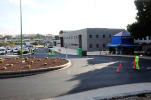 Nueva rotonda del Centro de Salud de Maspalomas