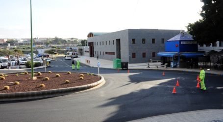 Una nueva rotonda regula el tráfico en el Tanatorio y el Centro de Salud de Maspalomas