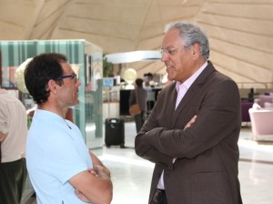 Ramón Suárez  (derecha) y David Cassani