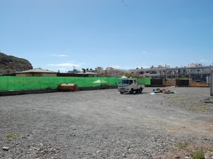 Solar donde se levantará el Centro Sociocultural de Playa de Mogán 