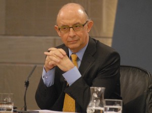 Cristóbal Montoro, ministro de Hacienda del Gobierno de España