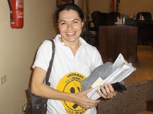 Isabel Santiago, concejala y portavoz de NC en el Ayuntamiento de Mogán