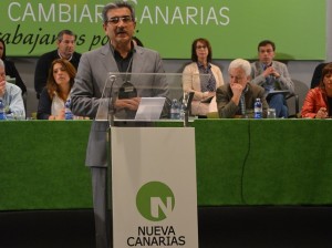 Román Rodríguez, durante su discurso en la convención nacional
