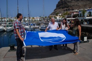 El puerto deportivo de Mogán renueva su bandera azul 