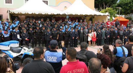Santa Lucía acoge el Día de la Policía Canaria con premio para la Unidad de Atestados local