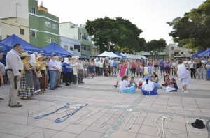 Feria de la Zafra, juegos tradicionales en la plaza de El Tablero