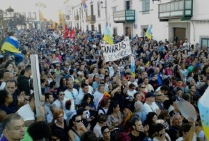 Manifestación en Telde el pasado día 11 de junio