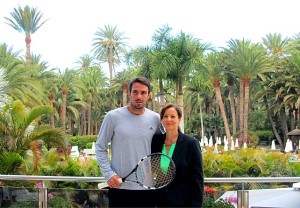 David Marero y Nicole Schaffers (foto: prensa Seaside Hotels)