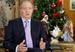 El rey Juan Carlos I, en un de sus tradicionales mensajes navideños