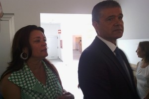 El alcalde González y la concejala Hernández, ambos del PP