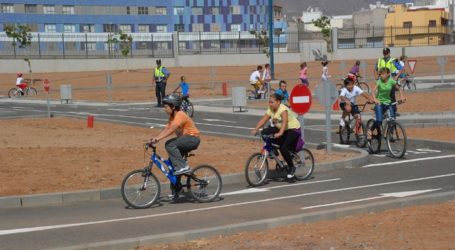 Santa Lucía promociona el uso de la bicicleta entre los escolares