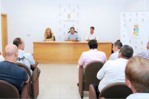 Fecao, reunión con el Ayuntamiento de San Bartolomé de Tirajana