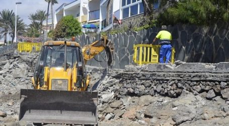 Comienzan las obras de reparación del paseo turístico de Las Burras
