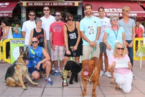 Concurso canino organizado por Glays, en el CC Yumbo