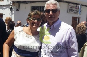 Sole Pérez y Paco Pérez, concejala y presidente de Compromiso por SBT