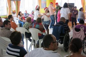 Navidad en Santa Lucía, mayores y personas discapacitadas