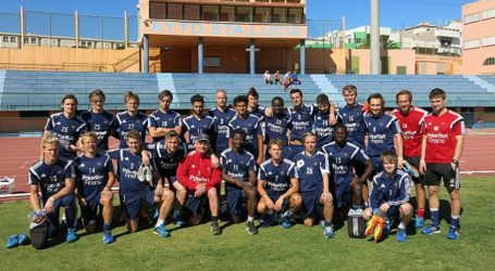 Equipos de fútbol de la 1ª División de Noruega y Suecia entrenan en Vecindario