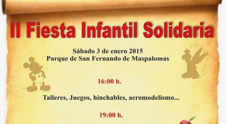 San Bartolomé de Tirajana celebra su II Fiesta Infantil Solidaria