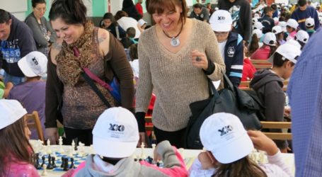 Más de 600 chavales participan en una simultánea de ajedrez en Santa Lucía