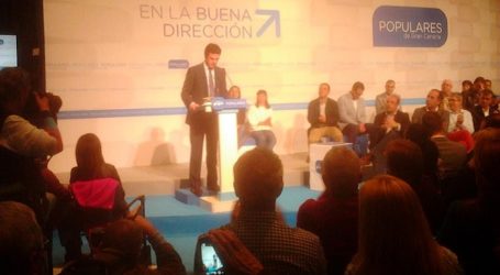 Soria recalca que el PP ha ganado las elecciones sin fomentar el pleito insular