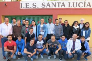 Alumnado del IES Santa Lucía, Erasmus+