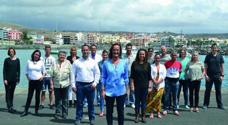 El PSOE de Mogán presenta su candidatura en el CC La Marea de Arguineguín