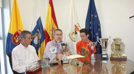 San Bartolomé de Tirajana recibe al campeón de Canarias de karting