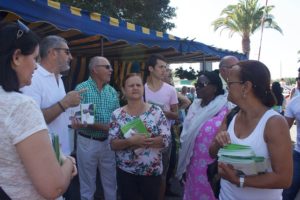 Nueva Canarias visita el Mercado de Maspalomas