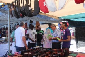 Nueva Canarias visita el Mercado de Maspalomas