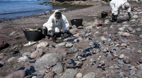Los ecologistas exigen responsabilidades por el fuel que sigue dañando las playas