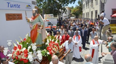 Tunte entra en la semana grande de las fiestas del patrono San Bartolomé