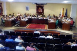 Sesión plenaria de la corporación del Ayuntamiento de Mogán