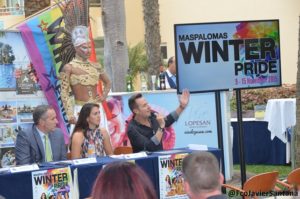 Roberto Herrera presenta el Winter Pride Maspalomas 2015