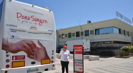 La unidad móvil para donar sangre se instalará en Maspalomas y El Tablero