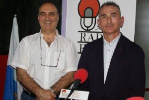 Antonio Rodríguez Suárez (dcha), secretario general del Sindicato Independiente de Trabajadores de Canarias (Sitca)