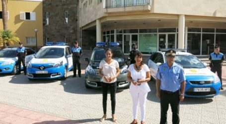Cuatro nuevos vehículos refuerzan el parque móvil de la Policía Local