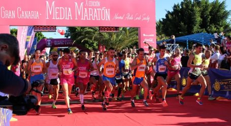 Palomeque y Merino campeones de la Gran Canaria Media Maratón Camilo Sánchez