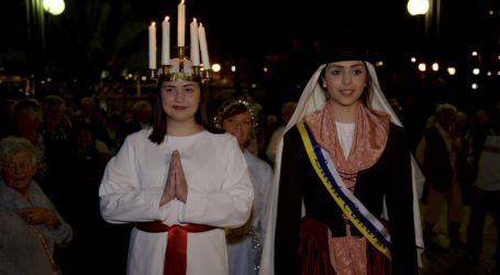 La coronación de la Lucía Sueca y la Lucía Canaria refuerzan el hermanamiento cultural