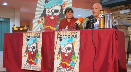 Dunia González y Julio Ojeda presentan el programa de actos del Carnaval de Santa Lucía